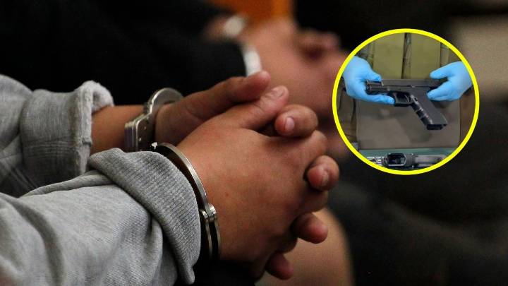 Persecución en Recoleta termina con cuatro detenidos: Fueron sorprendidos por Carabineros disparando contra una casa