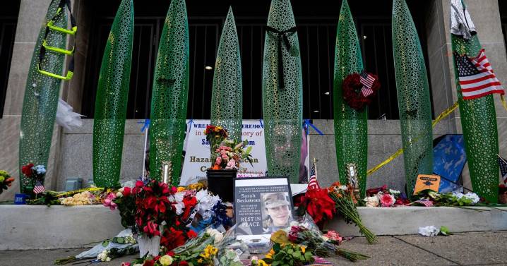 Critically wounded National Guard member being moved to in