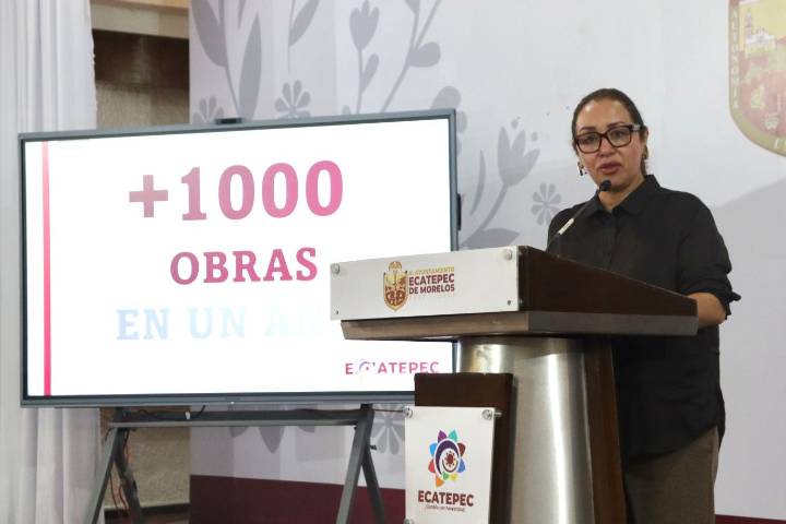 Devolvimos a Ecatepec lo robado durante años, con mil obras: Azucena Cisneros