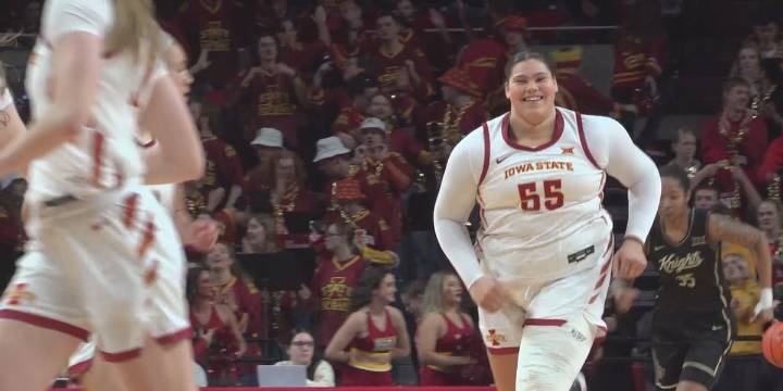 Audi Crooks scores 30 points in No. 10 Iowa State’s 105-52 win over Northern Illinois