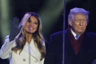 Melania Trump, America’s creepy-Christmas queen, has done it again.