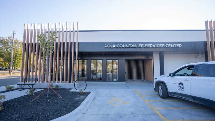 How many people used the new Polk County sobering center this year?