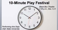 Utah State Theater Arts Department to host another 10-Minute Play Festival on Dec. 5, 6