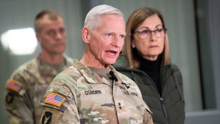 See Maj. Gen. Osborn share details of Iowa soldiers killed in Syria