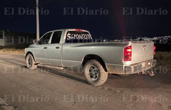 Recuperan pickup con reporte de robo