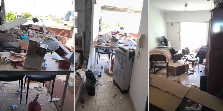 Tras la explosión en un edificio de Neuquén, una mujer continúa internada en grave estado y su pronóstico es reservado