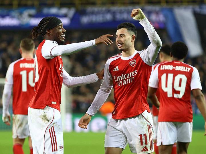 Arsenal cierra el 2025 como líder e invicto en Champions