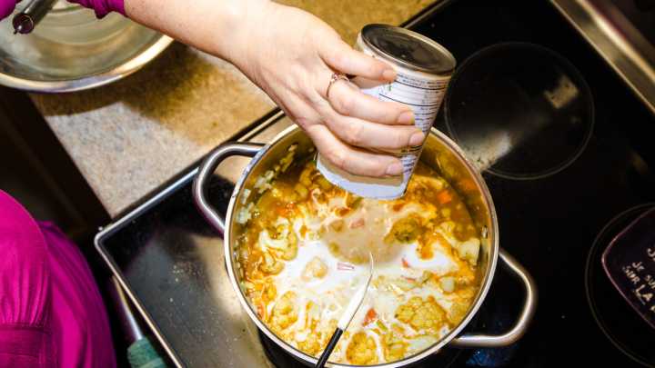 Remember This Rule When Swapping Heavy Cream For Coconut Milk In Soup