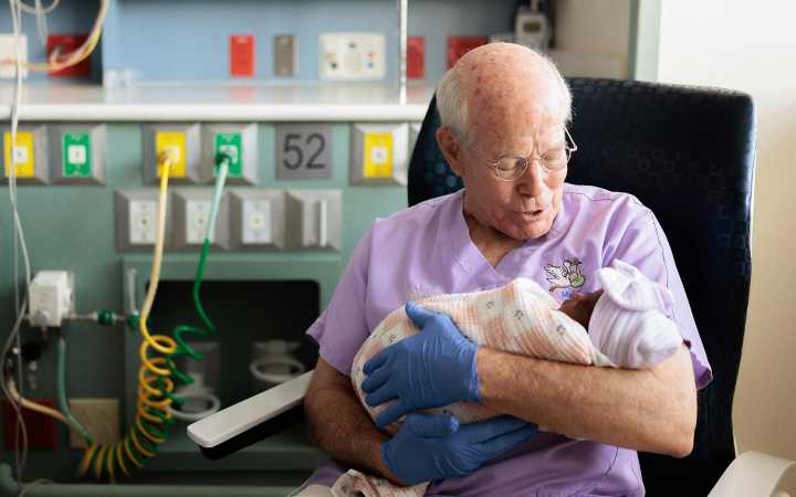 The Secret to Cuddling Babies? Ask This Army Vet.