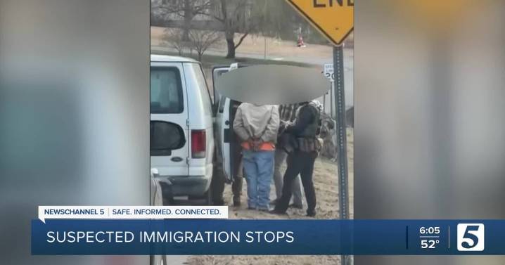 Unmarked vehicles, work van stops: ICE arrests in Middle Tennessee