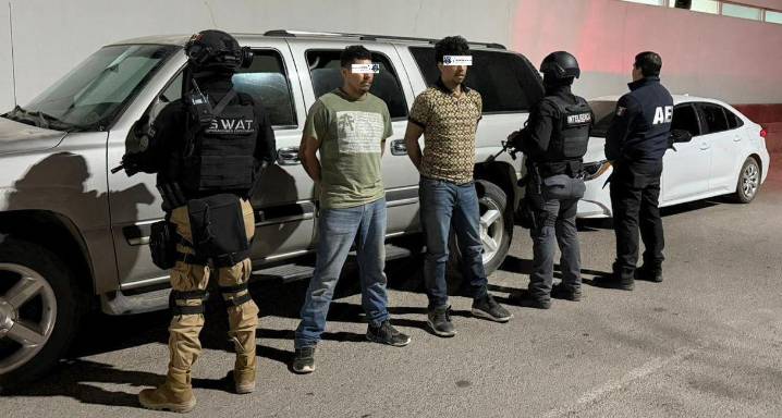 Capturan a 2 sujetos con armas en Cuauhtémoc 