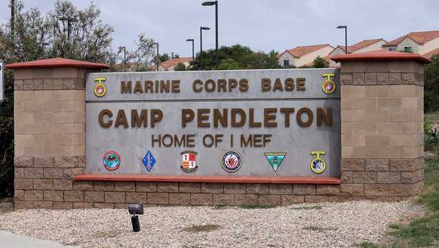 Marine dies in training exercise at Camp Pendleton