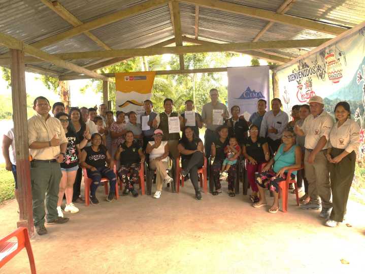 Centro Poblado Aguano Muyuna firma Acuerdo de Conservación con el Parque Nacional Cordillera Azul