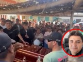 Velan restos y piden justicia por asesinato de periodista en La Libertad