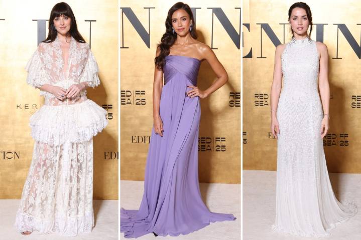 Red Sea Film Festival's Women in Cinema red carpet 2025: Dakota Johnson, Jessica Alba, Ana de Armas and more