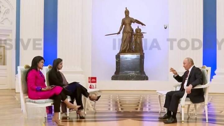 Live: Vladimir Putin's interview with India Today airs at 9 pm today