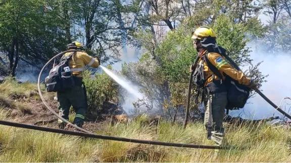 El Parque Lanín extinguió los focos de Las Taguas y Villa Hermosa y contuvo el incendio en Ruca Ñire