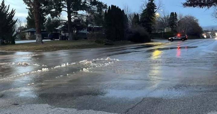 Orchard Street closed between Overland and Spaulding due to a water line break