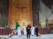 Antorchistas Guadalupanos encendieron el fuego en el Tepeyac; ya corren a Puerto Vallarta