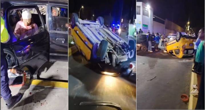 Ica: violento accidente deja a dos mujeres y dos menores heridos