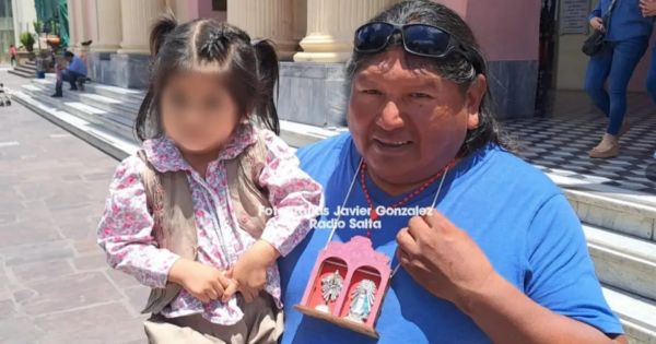 Caminó 160 km hasta la Catedral de Salta para agradecer por la salud de su hija