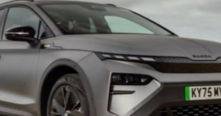 Skoda car inspires influencer’s smouldering Christmas look in 'nifty shades of grey'