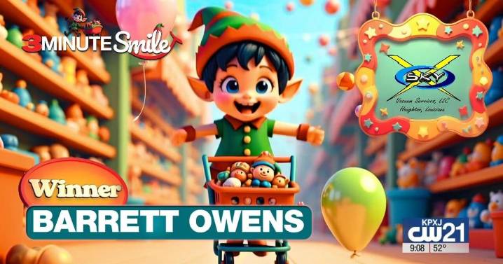 Barrett Owens is the next KTBS 3 Minute Smile winner