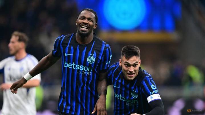 Inter go top with 4-0 thumping of in
