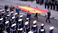 Día de la Constitución: así ha sido el izado de la bandera a las puertas del Congreso
