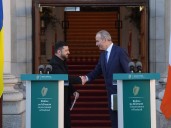 Ireland will back Ukraine ‘for as long as it takes’, Martin tells Zelensky