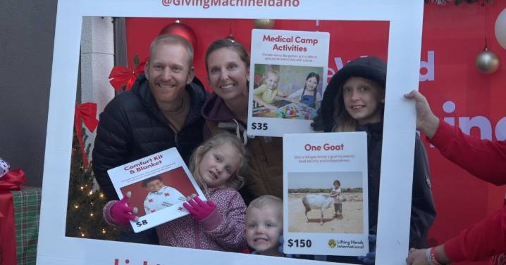 Donations ramp up at the Light the World Giving Machines in Caldwell