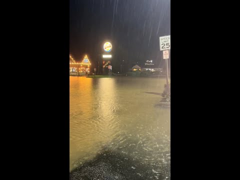 North Bend roads underwater amid massive flooding
