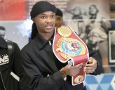 Cleveland boxer Abdullah Mason arrives back home with WBO world lightweight title belt in tow (photos)
