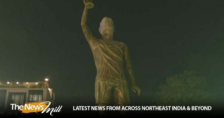 Kolkata: 70-foot iron statue of Messi unveiled, West Bengal Minister touts it as world’s largest