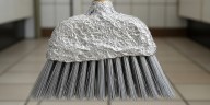 ¿Para qué sirve poner papel aluminio en la escoba?