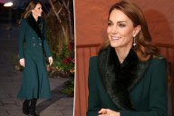 Kate Middleton wears green coat for 'Together At Christmas' carol service