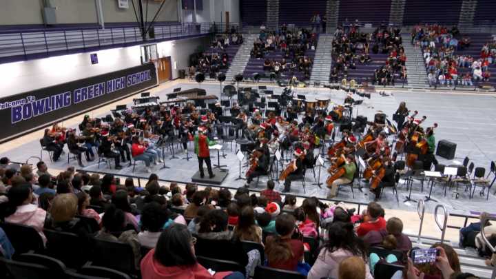 BGHS band, choir, and orchestra perform for largest audiences