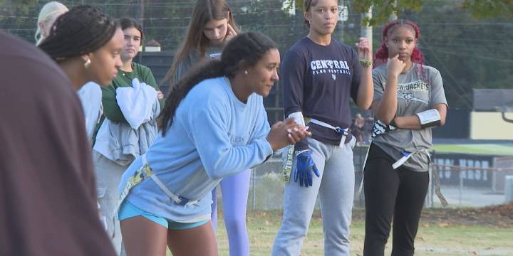 Dominant Thomas County Central flag football team kicks off postseason play