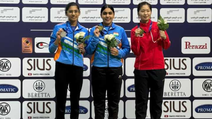 ISSF World Cup Final: Suruchi Singh Phogat leads Indian 1-2 in women’s 10m air pistol event