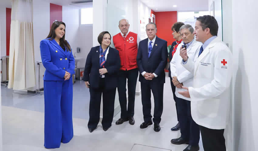 Inaugura Tere Jiménez la Clínica “Alejandro Cumming Soliveras” de la Cruz Roja en Aguascalientes