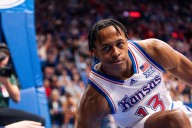 Photos: Newly ranked no. 21 Kansas falls to no. 5 UConn in Blue Blood battle at home