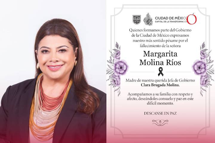 Madre de Clara Brugada fallece; Gobierno de la CDMX expresa sus condolencias