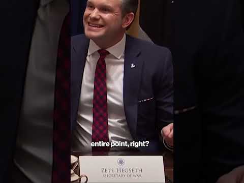 Viewers Spot Extra ‘S’ in Pete Hegseth’s ‘Ssecretary of War’ Nameplate #shorts