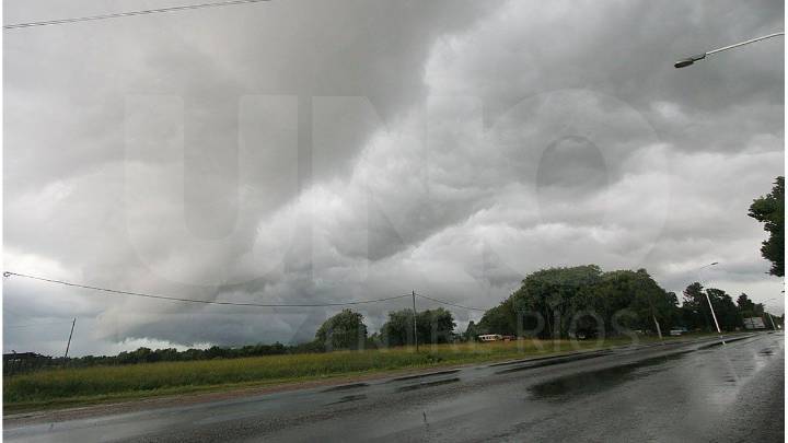 SMN: renovaron la alerta amarilla por tormentas para el norte de Entre Ríos