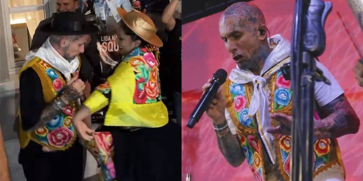Emanuel Noir, cantante de ‘Ke Personajes’, sorprende con pasos de huaylash en Huancayo
