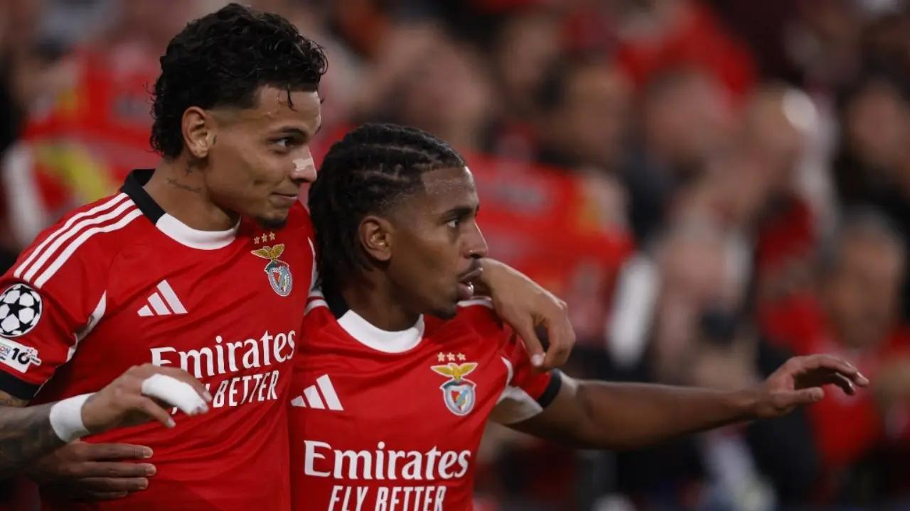 Richard Ríos, notable; su espléndida actuación en Champions con Benfica le otorgó una distinción