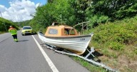 Abandoned boat and fairground ride dumped on UK roads