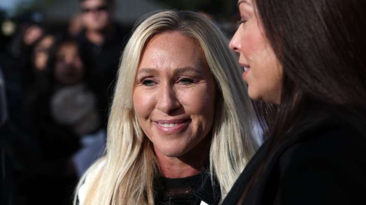 Marjorie Taylor Greene's Velvet Outfit Is A Train Wreck We Can't Ignore