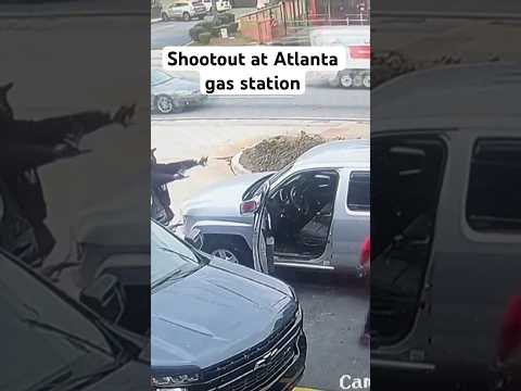 Video shows shootout at Atlanta gas station