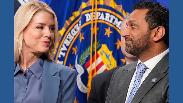 Trump administration plays up pipe bomb suspect's arrest. Jan. 6 violence goes unmentioned